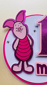 Piglet Birthday Cake Topper - Etsy Canada
