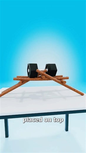 This Bridge Stays Strong… Until One Stick Is Removed