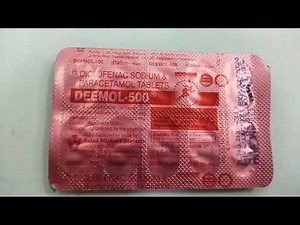 Deemol 500 mg | Diclofenac sodium and paracetamol tablets | Deemol 500 tablets use pain relief