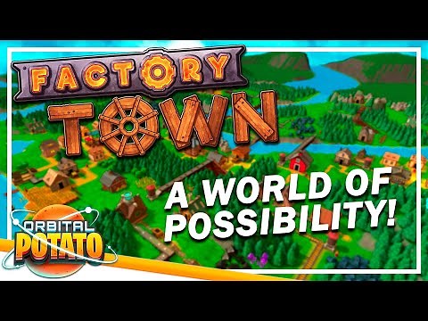Building An AUTOMATED TOWN!! - Factory Town - FULL RELEASE - Automation Management Game - Episode #1