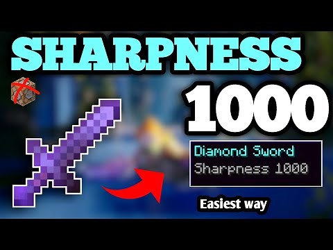 How To Get A Sharpness 1000 Sword In Minecraft 1.19+! (2023)