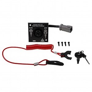 Engine Ignition On/Off Switch with 2 Keys 176408 0176408 Compatible with Johnson BRP Evinrude Outboard