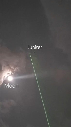 Moon Jupiter Conjunction Today Telescope View #startitan #astrophotography #astronomy #telescope