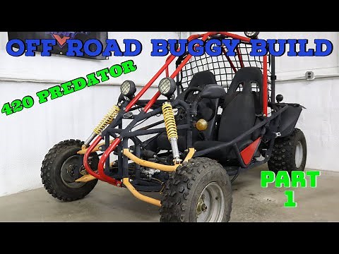 Kandi Go Kart Engine Swap 420 Predator - Part 1