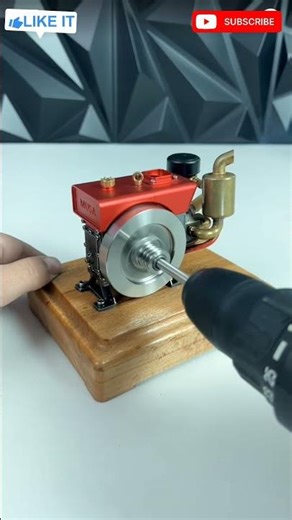 Mini engine Start A Roller Costing #automobile #rollercoaster #engine