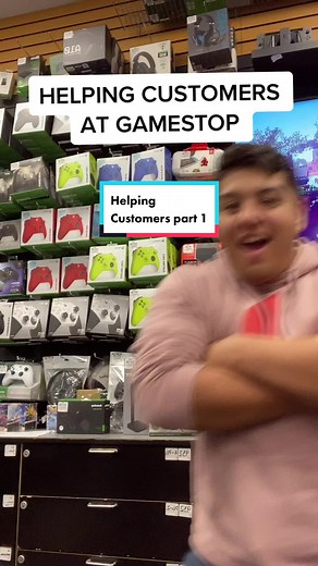 GameStop Employee Assists Customers: Part 1