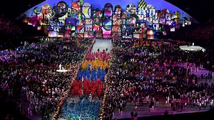 2016 Olympics Opening Ceremony time lapse