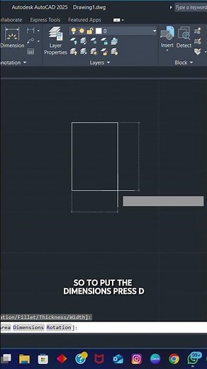 HOW TO DRAW RECTANGLE #autocadonline #revit_2025