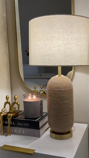 DIY Twine Rope Bedside Lamps Tutorial