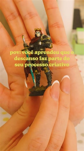 POV: You learned that rest is part of your creative process.