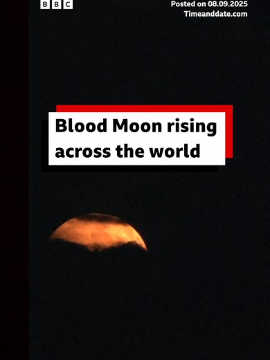 Were you watching the lunar eclipse? #BloodMoon #LunarEclipse #FullMoon #TotalLunarEclipse #MoonWatching #BBCNews