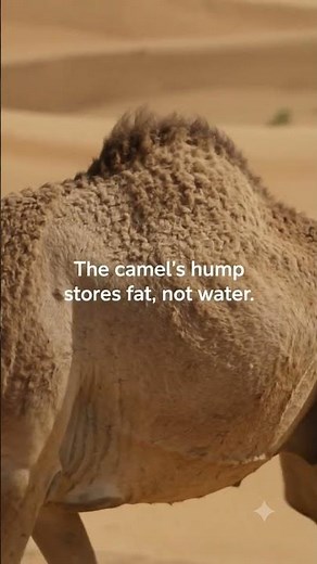 How Camels Survive Without Water in the Desert | Amazing Biology Facts 🐪
