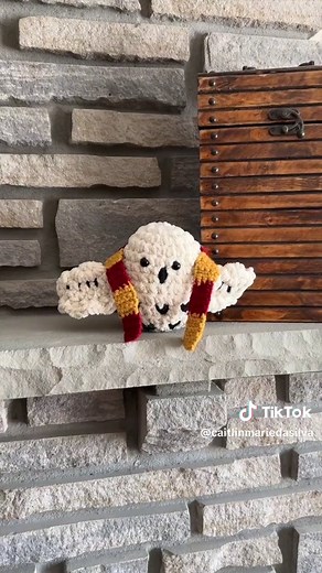 …introducing ✨Hedwig ✨🦉 when you’re younger cousin requests a Harry Potter crochet project, you have to deliver 🤷‍♀️ I followed the “chubby owl crochet pattern” by shield maiden crochet on Etsy and created the mini gryffindor scarf myself (is it a perfect mini scarf? No — but I don’t think an owl would own a pristine scarf so I think it works lol) What do you think? Did I make a believable Hedwig? 😅 #harrypottercrochet #crochetproject #hedwig #gryffindor #scarfcrochet #amigurumi