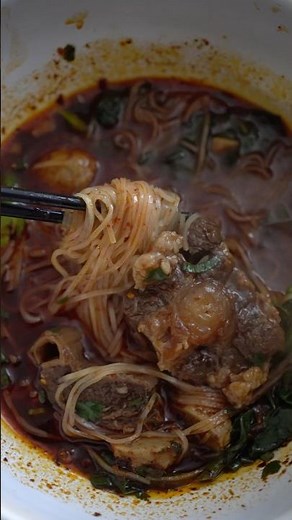 Oxtail Thai Spicy Beef Noodle Soup Recipe. If you like Pho. You will enjoy this.