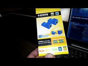 Extensor Hdmi A Hdmi por medio de cable de red Rj45