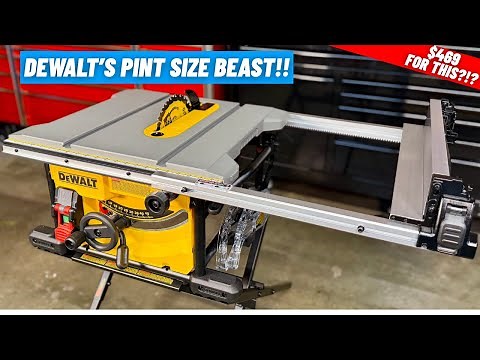 Best Quality Compact Table Saw On The Market?!? || DeWALT DWE7485 8-1/4 || Full Review