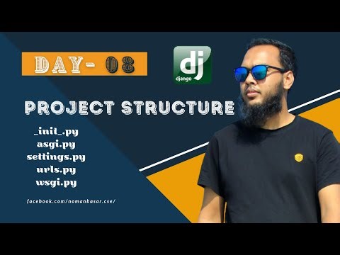 Day-08 - Project Structure | Django Bangla Tutorial