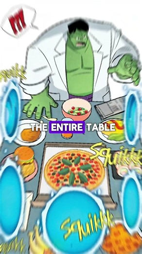 Jeff the Landshark STEALS Hulk's Dinner #marvel