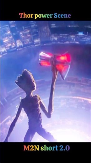 Thor power Scene 😀#shorts #marvel