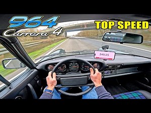1989 Porsche 911 964 Carrera 4 // 0-100 100-200 POV & SOUND