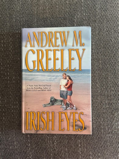 Irish Eyes by Andrew M Greeley Signed First Edition 2000 Nuala Anne Mcgrail Novel Myster Irish American Fiction Collectible Book - Etsy