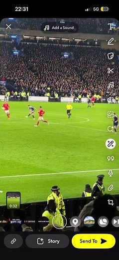 Scotland v Denmark 4-2 Kenny McClean 4th goal from the half way line
