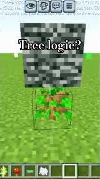 Minecraft Tree logic #minecraft #shortsfeed #trending #viral