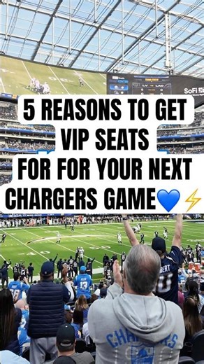 Here’s your sign to get VIP seats at a Chargers game💙⚡️ #lachargers #chargers