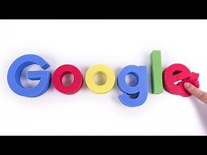 Baby Learn Colors DIY Kinetic Sand Cake Google Logo for kids Children