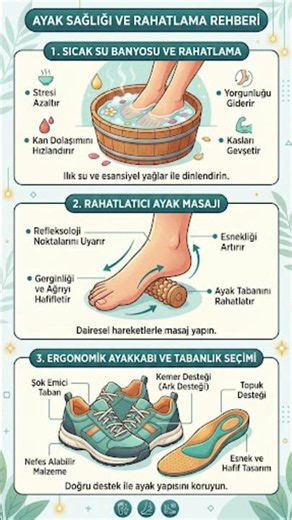 Ayak ağrısı nasıl geçer? 👣 Evde ayak şişmesi için ne yapılır? 🤔 Sağlık ayaktan başlar! 👇