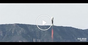 Bezos rocket successfully lands after space flight