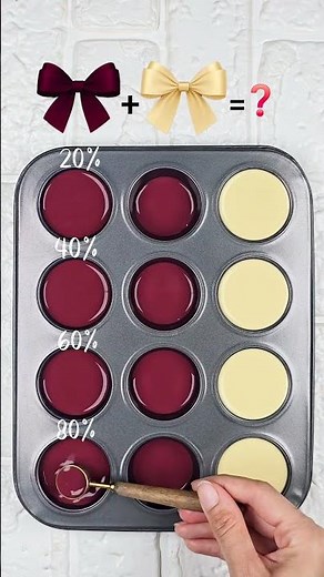 Maroon & Cream Gradient Color Palette #colormixing #colormix #artshorts #colorpalette #colortheory