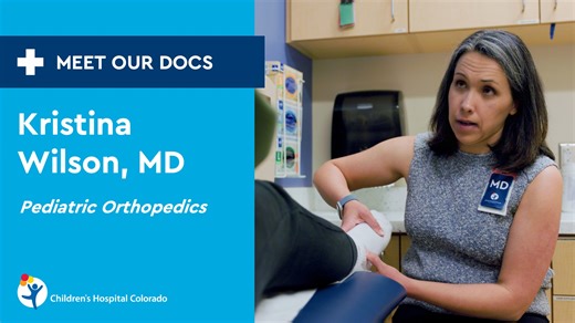 As a sports medicine physician, Dr. Kristina Wilson finds fulfillment in helping young people achieve health and healing. And when her patients have recovered, they often find Dr. Wilson cheering in the audience of their performances or on the sidelines of their games. “I love my patients, so just hearing their stories and helping them through when they’re struggling, that’s the thing that really motivates me,” she says. “Watching kids go back on the field is probably the greatest and most rewar