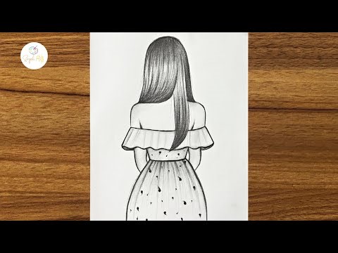 Very easy girl drawing || How to draw beautiful girl || Easy drawing for girls step by step