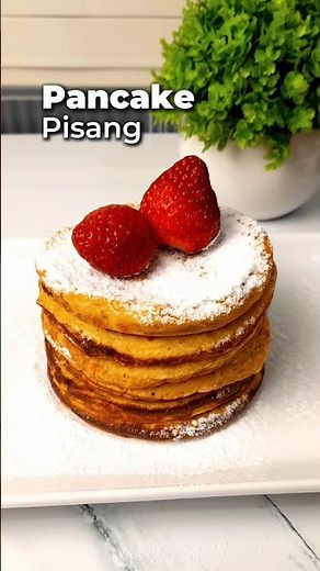 SARAPAN SUPER ENAK "PANCAKE PISANG SUPER LEMBUT" #shortscooking #breakfastrecipe #bananapancake