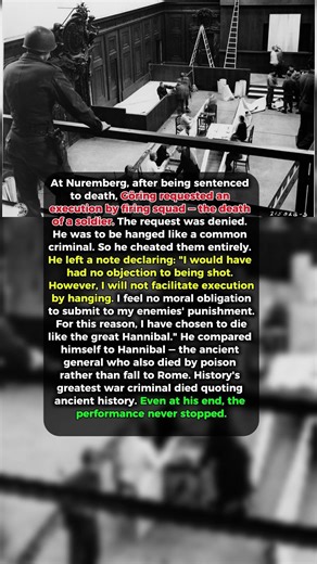 The Forbidden Suicide of the Nazi Reichsmarschall. #history #ww2