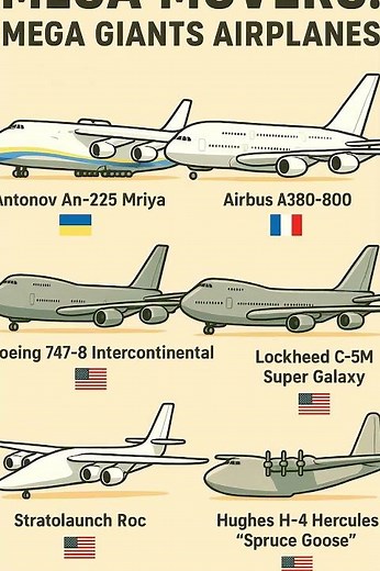 World’s Largest Airplanes ✈️💪 | Insane Engineering Beast ‼️ #airplane