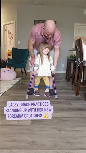Practice makes perfect! #Miracle #Workhard #Spinabifidawarrior | Laugh like Lacey-Her journey with Spina Bifida