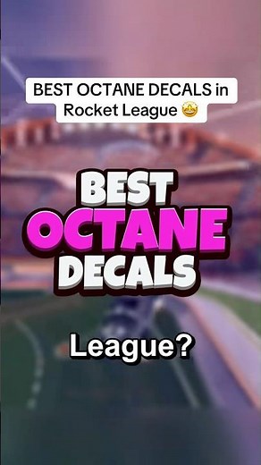 Ranking the BEST OCTANE DECALS in Rocket League 🤩#rocketleague #trending #rl