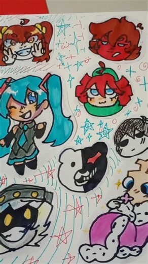 decorando meu novo sketchbook!!#desenho #fanart #sketchbook #mundotorajo #ideas