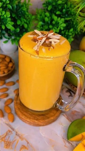 Mango Shake 🥭🥛 #mangoshake #mango #shorts #trending #youtubeshorts #viral