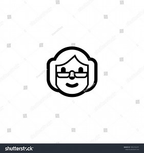 Old Woman Icon Old Woman Vector Stock Vector (Royalty Free) 1062332291 | Shutterstock
