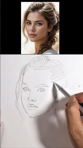 Draw a Loomis face instantly! #drawfaces #artpractice #drawfaces