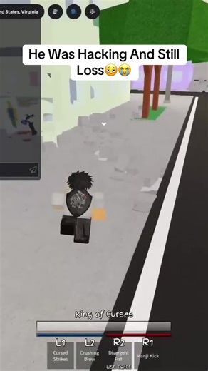 He Was Hacking And Still Loss🫩😭(this took place awhile ago but i forgot to edit it)#fyp #jujutsushenanigans #viral #jjs #hacker