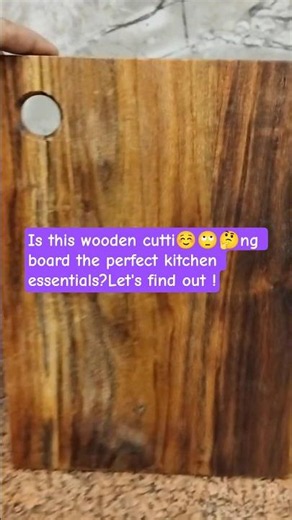 👩‍🍳Kitchen Essential|Wooden Cutting Board Review#viral #kitchenappliances #cuttingboard#shorts#viral