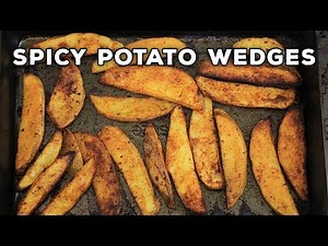 How to Make Spicy Potato Wedges - With My Little Kitchen