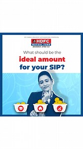 Curious about how much to invest in SIP? Our video series has got you covered! Episode 3 of SIP Eazy shares useful insights on determining the ideal instalment amount to achieve your goals. Watch Now. To learn more visit: http://hdfcfund.com/sip #SipEazy #ZindagiKeLiyeSIP #invest | HDFC Mutual Fund