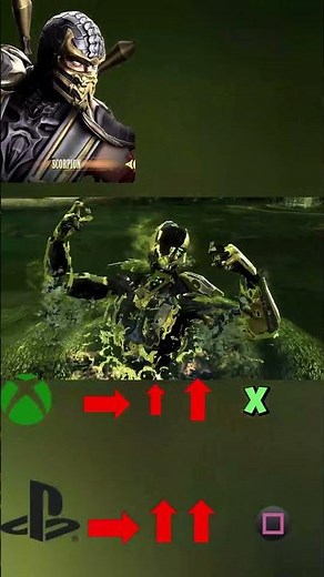 TUTORIAL SCORPION MORTAL KOMBAT 9 STAGE FATALITY
