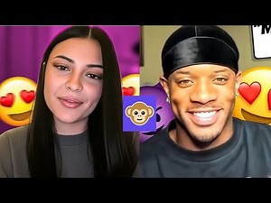 USING THE WILDEST RIZZ ON THE MONKEY APP 😈🤯(FUNNY REACTIONS)