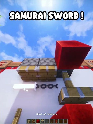 Minecraft: Samurai Sword! #minecraft #shorts
